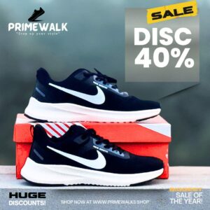 Mens running sports shoes black ( সাইজ ৪১ )